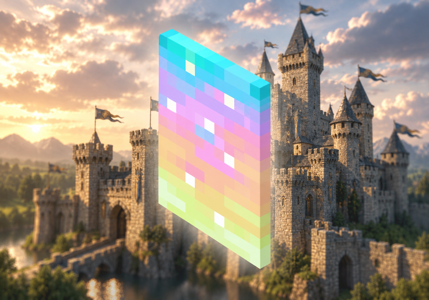 Aurora Cape，稀有的 Minecraft 披风