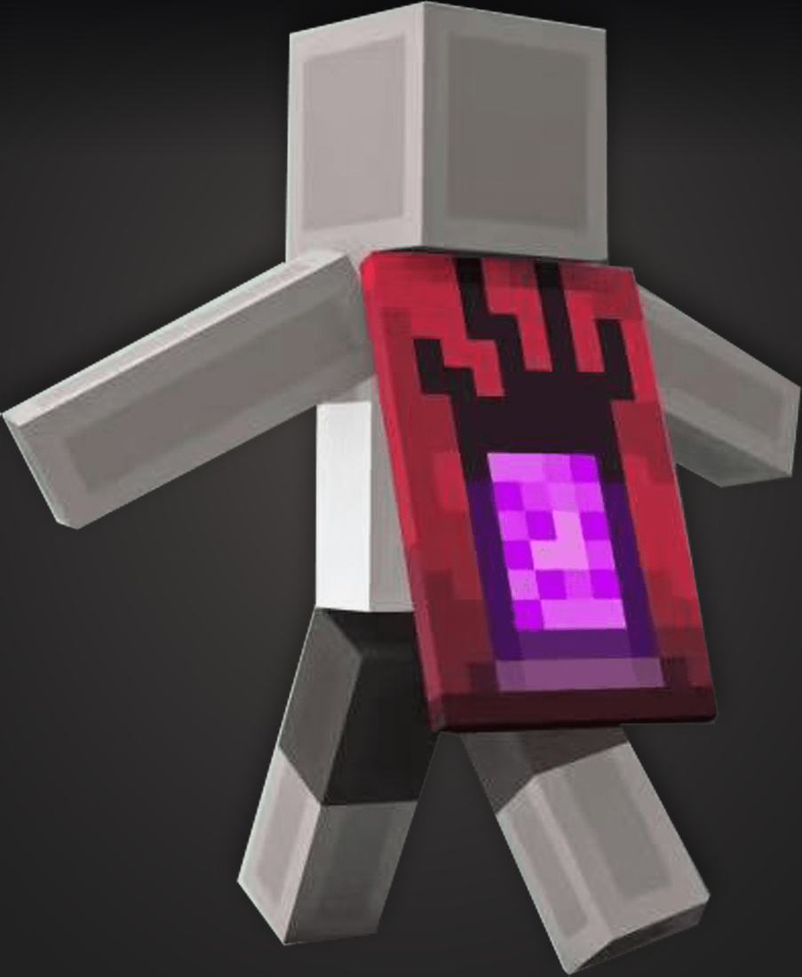 The Menace Cape from the A Minecraft Movie TikTok promotion in March-April 2025